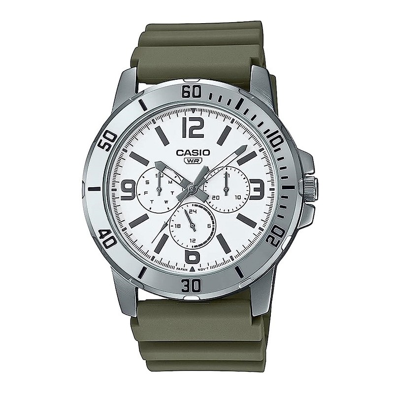 CASIO COLLECTION Mod. DIVER MULTIFUCTION - WHITE MTP-VD300-3BUDF